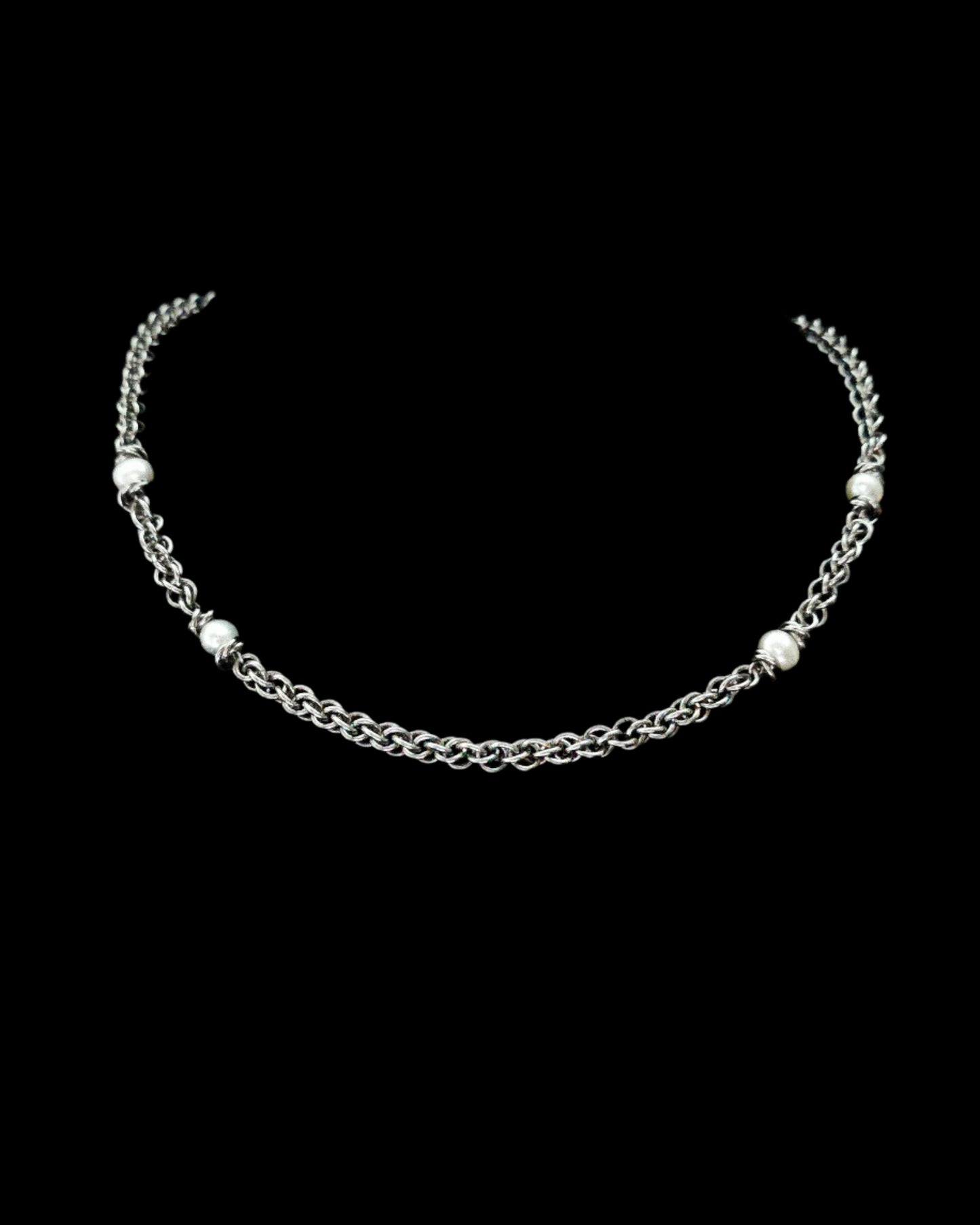 BRAIDED PEARL Necklace