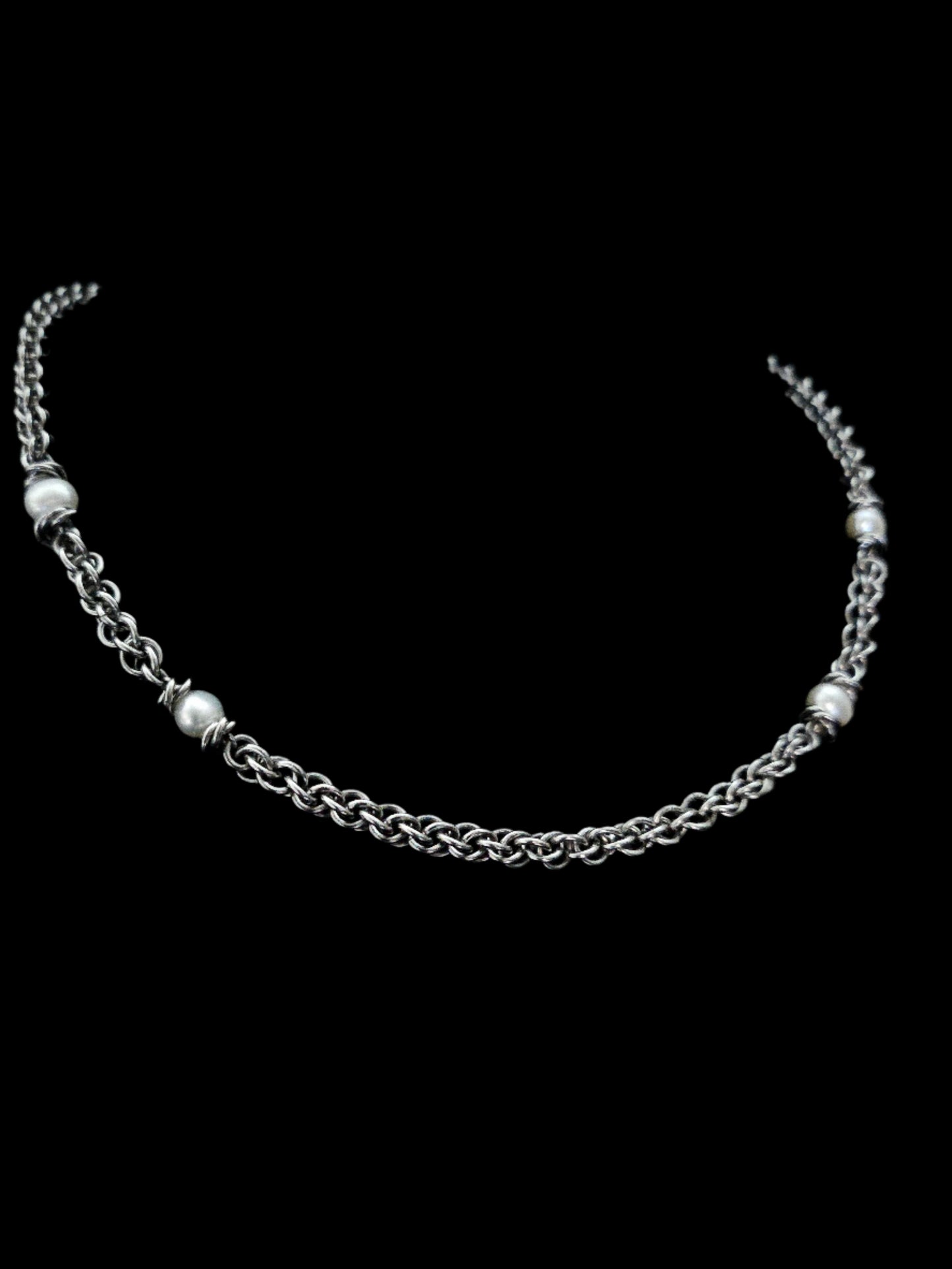 BRAIDED PEARL Necklace